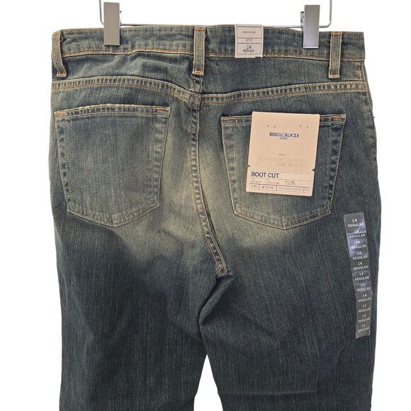 NWT Gap Boot Cut Jeans in Dark Vintage Size 14 - Picture 6 of 8